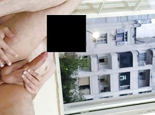 Masturbation, Publik, Amatör, Gigantisk kuk, Kamera, Voyeur, Fötter, Exhibitionist, Kuk, Blottande