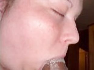 Close up on bbc get throated