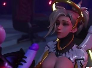 Mercy Fucked By Futanari And Getting Creampie In Castle  Futa Overwatch Hentai 4k 60fps