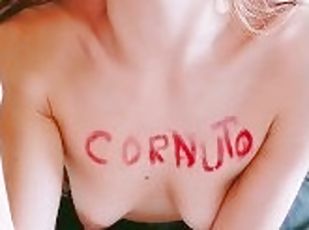 amateur, sucio, italiano, pequeñita, cornudo