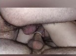 Amateur Wife takes 2 cocks