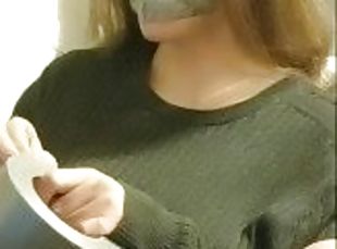 Duct Tape Gagged Masturbation (Button solo from the Duo Duct Tape video)