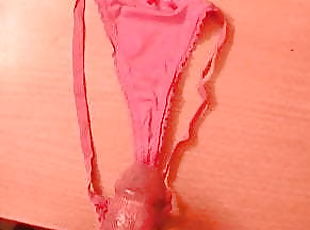 Cum in a thong