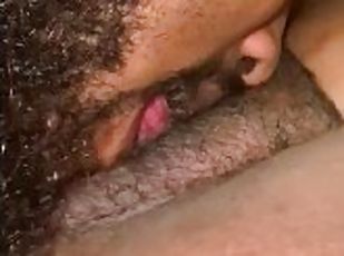 SUPER CREAMY EBONY BBW???? GUSHING A BBC ????DAMN RICH???? PART 1