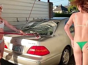 Bimbo Car Wash with Penny Peacock Trailer