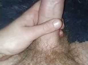 Young guy jerking his HARD cock????