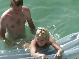 KamaSutra At Nude Beach Couples Fucks In Sea Spycam