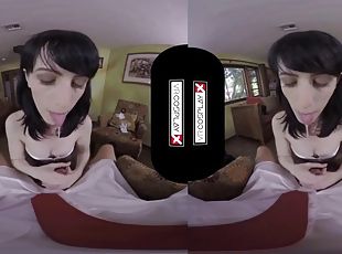 Vr cosplay x superhero zatanna taking huge cock in her cunt vr porn parody