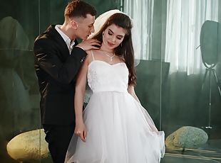 Bride to be endures one last hard fuck with her brother-in-law