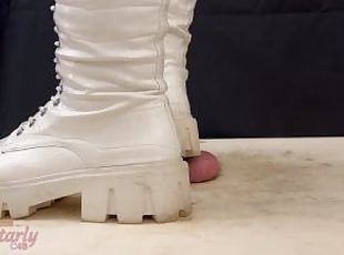 Cock and Balls Trample with 3 Sexy Boots, Bootjob & CBT with TamyStarly