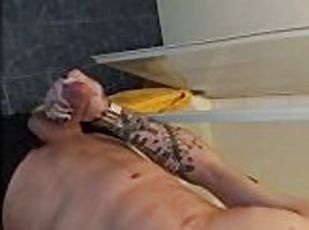 papá, masturbación, orgasmo, adolescente, sucio, cachonda, traviesa, papi, tatuaje