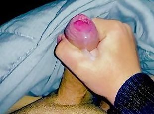 Pumping out my cum using a vacuum