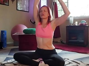 Release your tight shoulders Aurora Willows does yoga for the shoulders