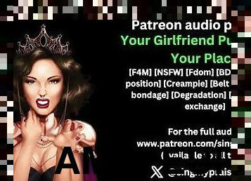 Your Girlfriend Puts You in Your Place erotic audio preview -Performed by Singmypraise