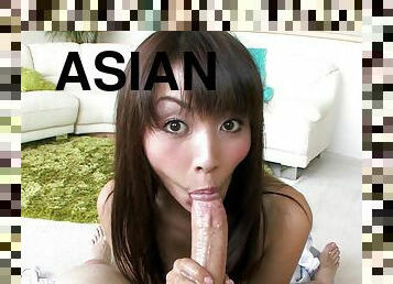 Asian slut goes nasty in POV