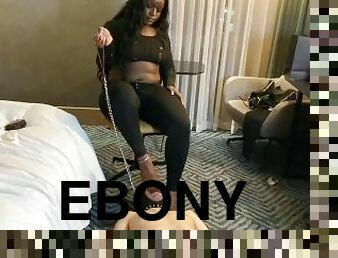 ebony, interracial, bdsm, bbw, føtter, fetisj, kveling, dominans, femdom, suging