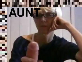 masturbation, amateur, tante