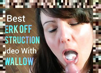 Best Jerk Off Instruction (JOI) &amp; Huge Cumshot Swallow