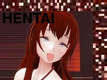 3D HENTAI SteinsGate Kurisu Makise fucking and orgasm