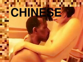 vieux, femme, amateur, ébène, granny, interracial, black, première-fois, plus-agée, chinoise