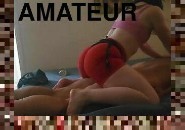 strapon, amatør, anal, milf, creampie, femidom, luder-whore