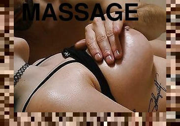 slow massage to big titted girl till orgasm and cum on boobs - Unlimited Orgasm