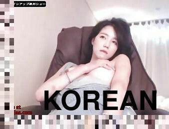 Korean hot teen camgirl in white stockings