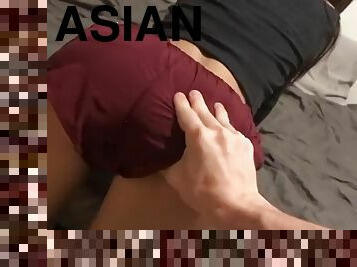 Petite Asian 18-Year-Olds Shaved Pussy Snatch Had Intercourse By Boyfriend