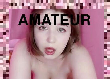 storatuttar, masturbation, amatör, smutsig, pov, flickvän, ritt, dildo, cowgirl, verklighet