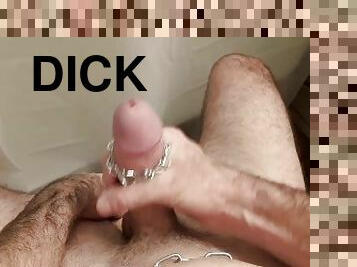 masturbation, cumshot, gigantisk-kuk, leksak, gay, avrunkning, juckande, fetisch, ensam, kedjad