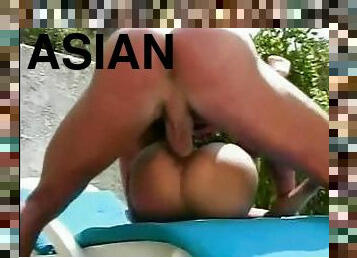 asiatique, en-plein-air, chatte-pussy, fellation, ejaculation-sur-le-corps, interracial, pornstar, sur-le-visage, naturel, incroyable