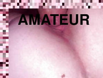 doggy-style, gigantisk, fitta-pussy, fru, amatör, cumshot, gigantisk-kuk, milf, hemmagjord, pov