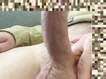 Halftime Masturbation with a nice dick