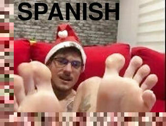 Naughty Santa Claus Feet Wordship SPANISH ONLYFANS MODEL