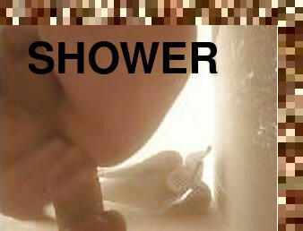 Big toy in the shower - Part 2