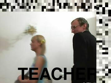 Tricky teacher seducing student