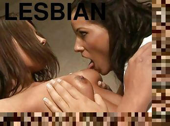 Angel Dark hot lesbian porn video