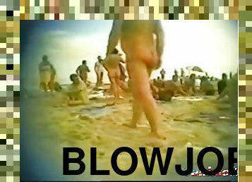 Blowjob on a beach of cap d'agde