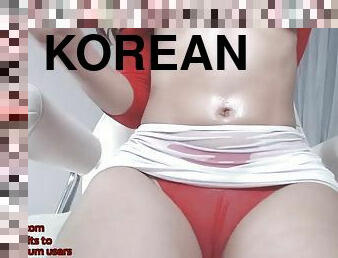 Korean beauty incredible camel toe