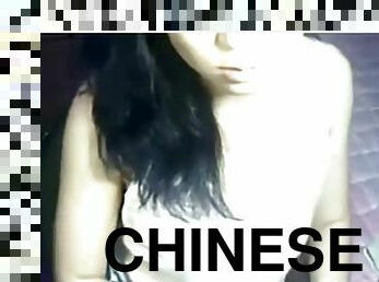 amatör, webbkamera, kinesisk, blottande