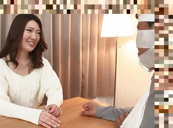Asian Nurse Haruna's Healing Hands Scene