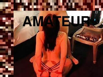 amateur, fellation, milf, bdsm, bondage, hôtel, brunette, bite