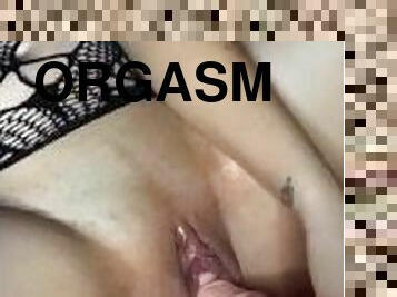 äußerste, orgamus, muschi, anal-sex, junge, creampie, automat, dildo, petite, kuh-mädchen