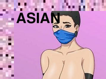 asia, payudara-besar, vagina-pussy, pelacur-slut, animasi, jenis-pornografi-animasi, dicukur, berambut-cokelat, jari-kaki