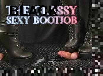 The Classy Sexy Bootjob - Ball Stomp, Bootjob, Ballbusting, CBT, Trample, Trampling, High Heels