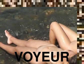 nudisti, allaperto, pubblici, fichette, videocamera, spiaggia, voyeur, giovani18, naturali, brunette