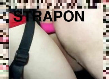 strap-on, amatör, anal, leksak, femdom, penetrering