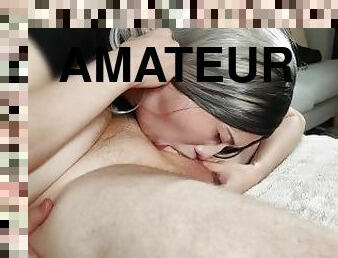 asiatique, amateur, babes, fellation, interracial, fellation-profonde, bite