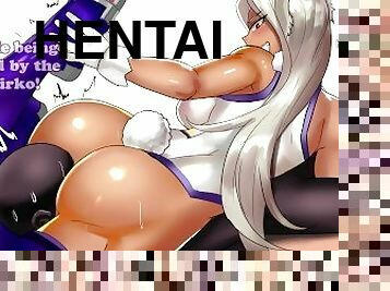 anime, hentai, gesicht-sitzen