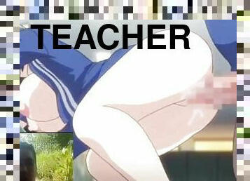 monstruo, profesora, anime, hentai